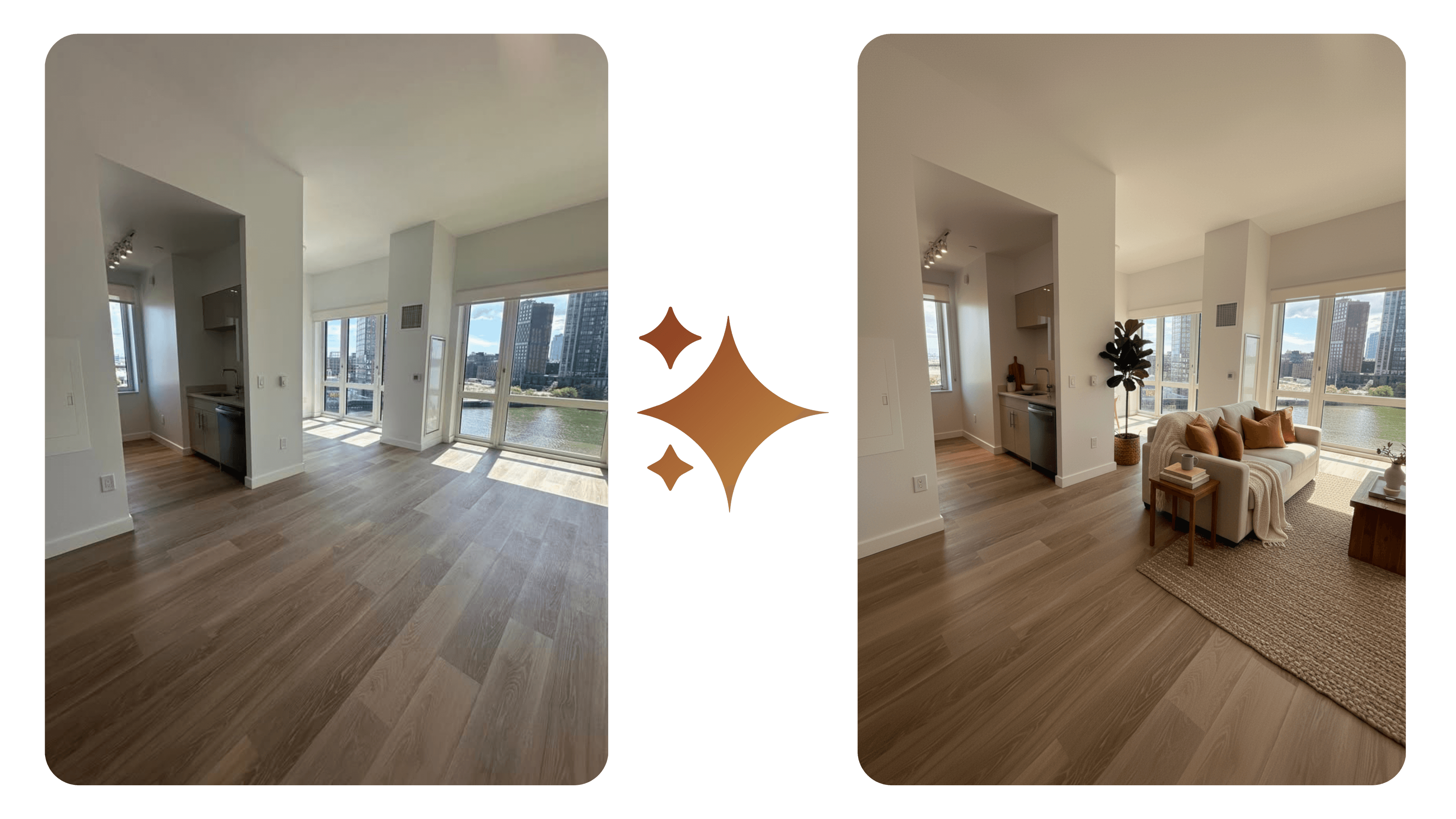 AI Real Estate Photo Enhancement - Professional Staging